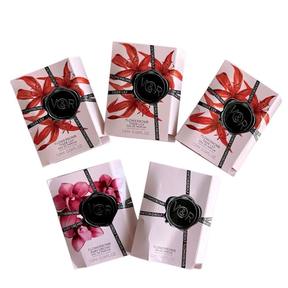 VIKTOR & ROLF Flowerbomb fragrance DISCOVERY SAMPLER SET, NEW